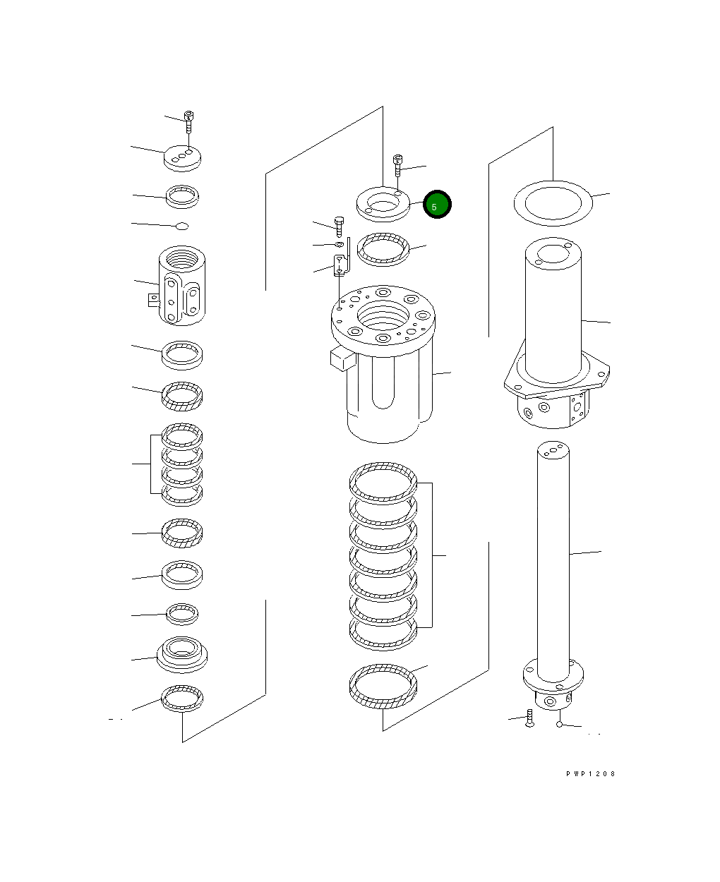 Крышка 20G-30-K2350 Komatsu