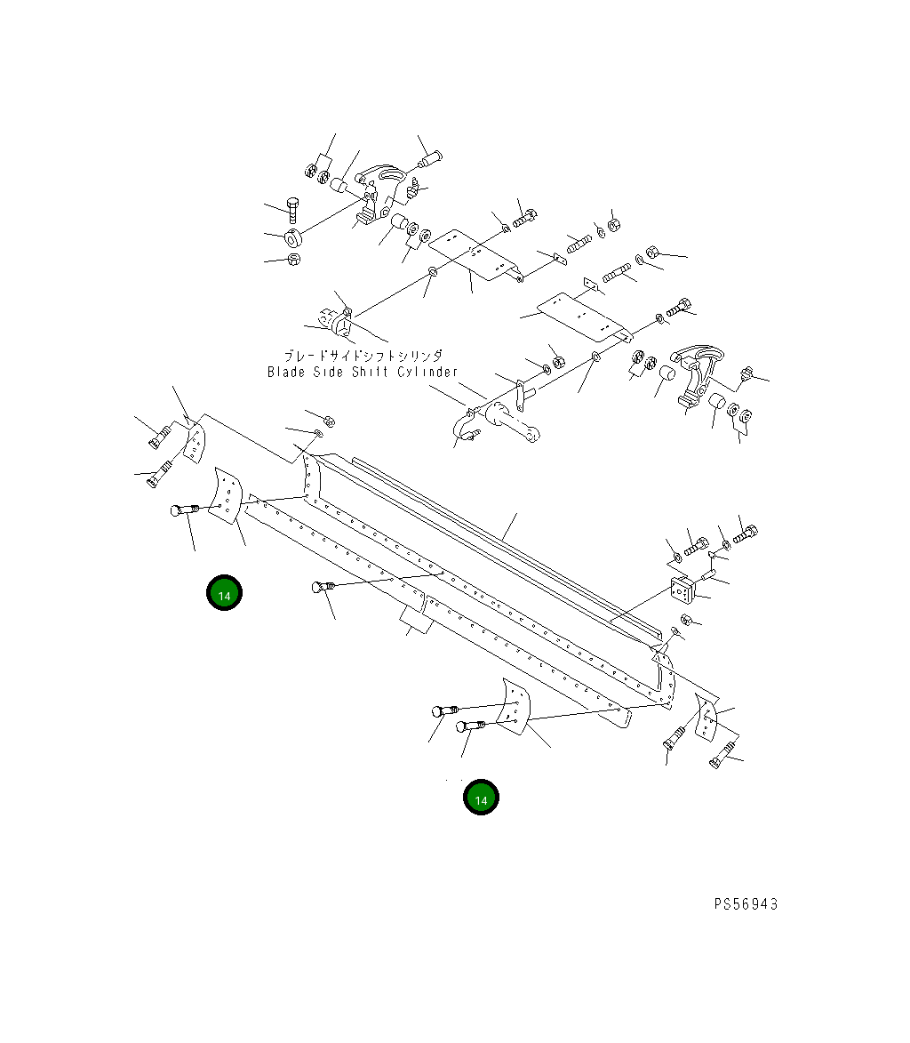 Болт 235-70-12330 Komatsu