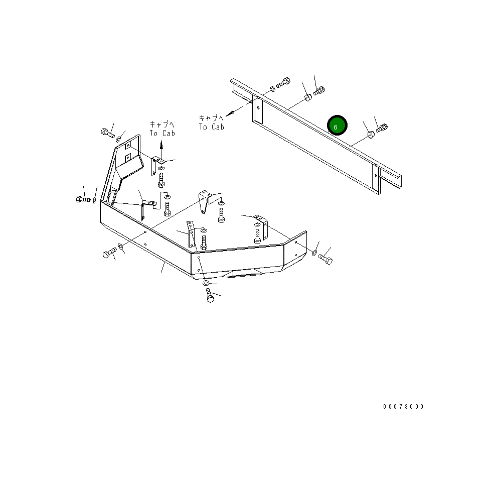 Крышка 426-54-32643 Komatsu