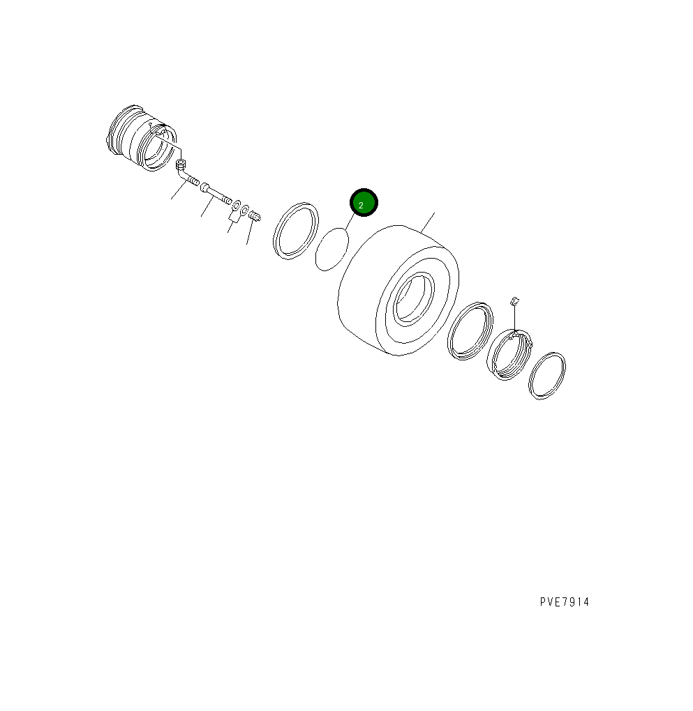 Кольцо уплотнительное (O-Ring) 427-30-12160 Komatsu