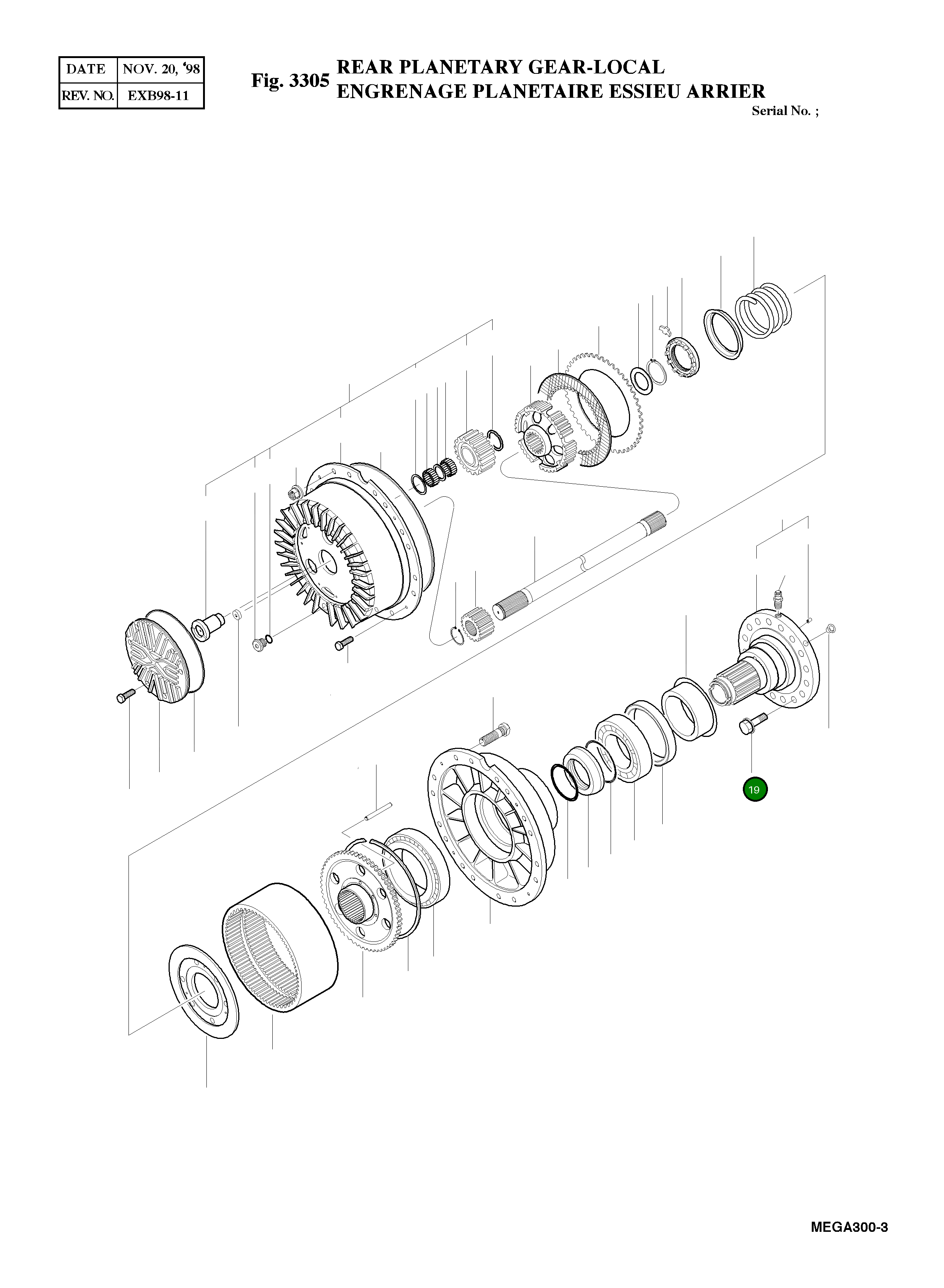 Болт 4120-7056 Komatsu