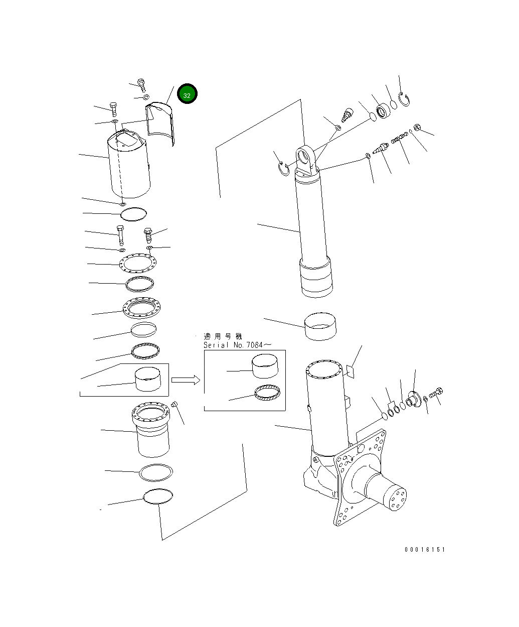 Крышка 569-50-83921 Komatsu