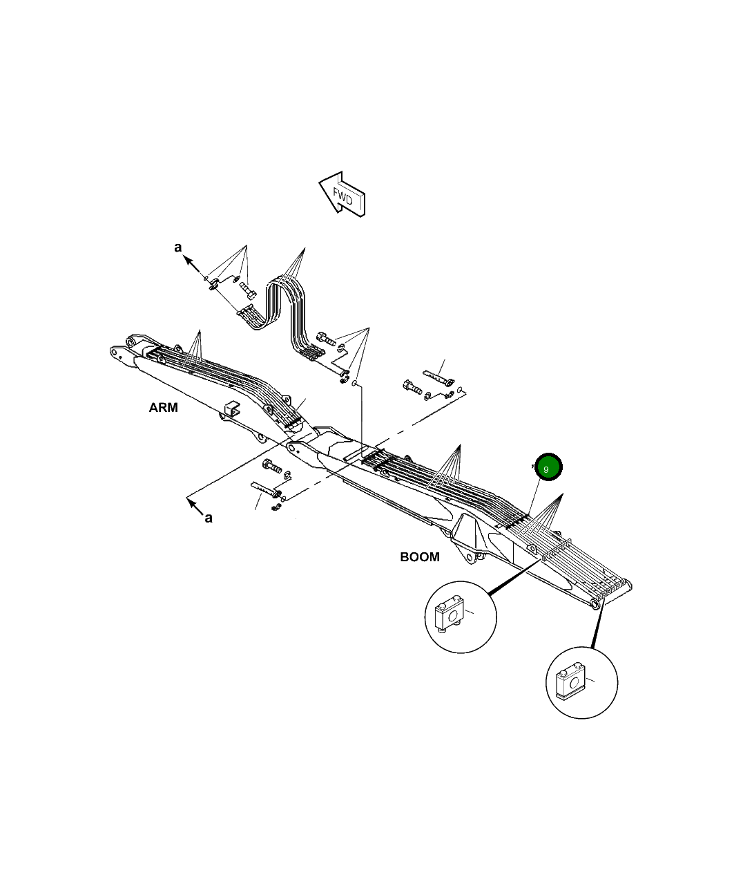 Болт 07382-21035  Komatsu
