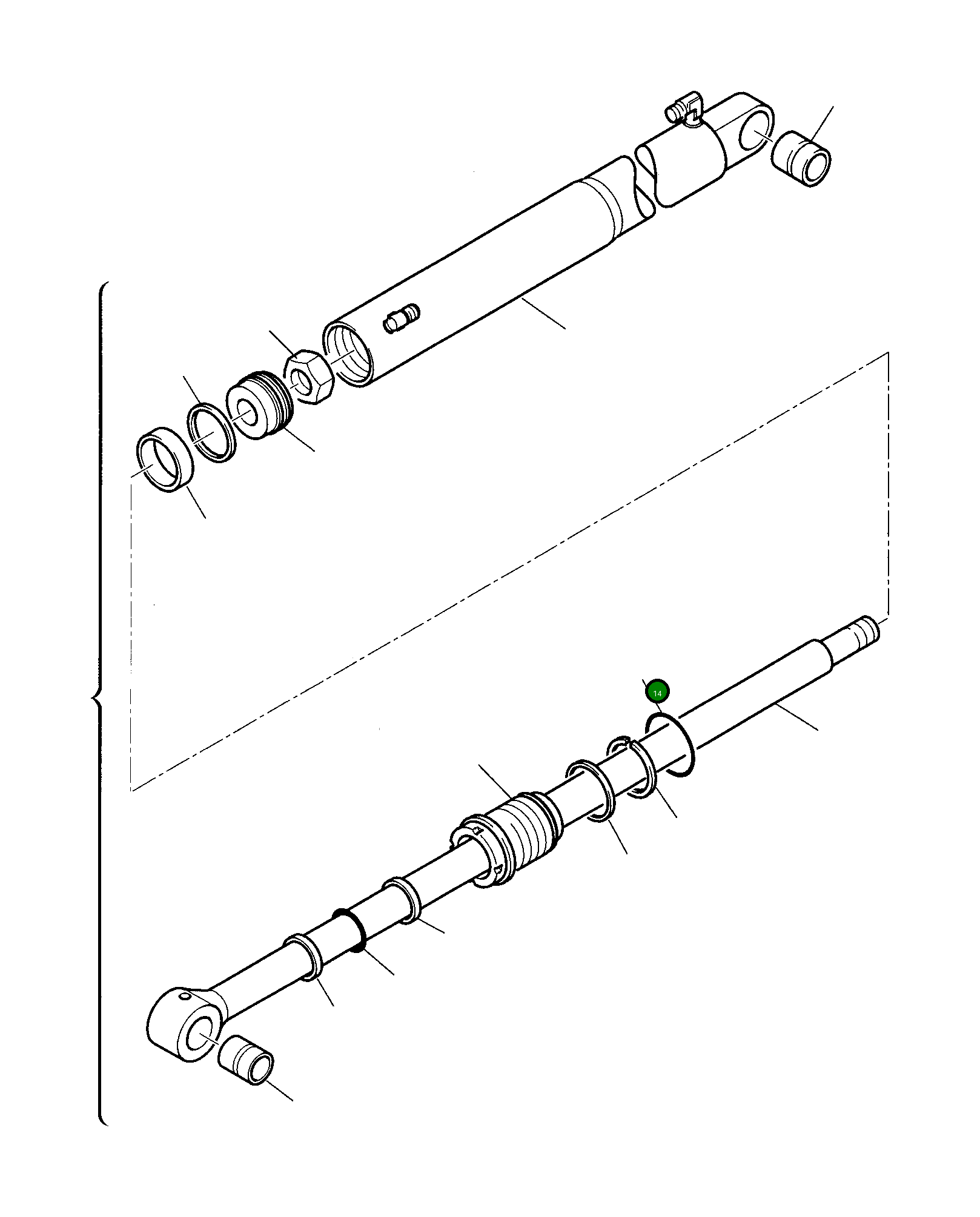Кольцо уплотнительное (O-Ring) 855021619  Komatsu