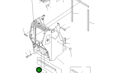 Крышка 124-54-61230 Komatsu