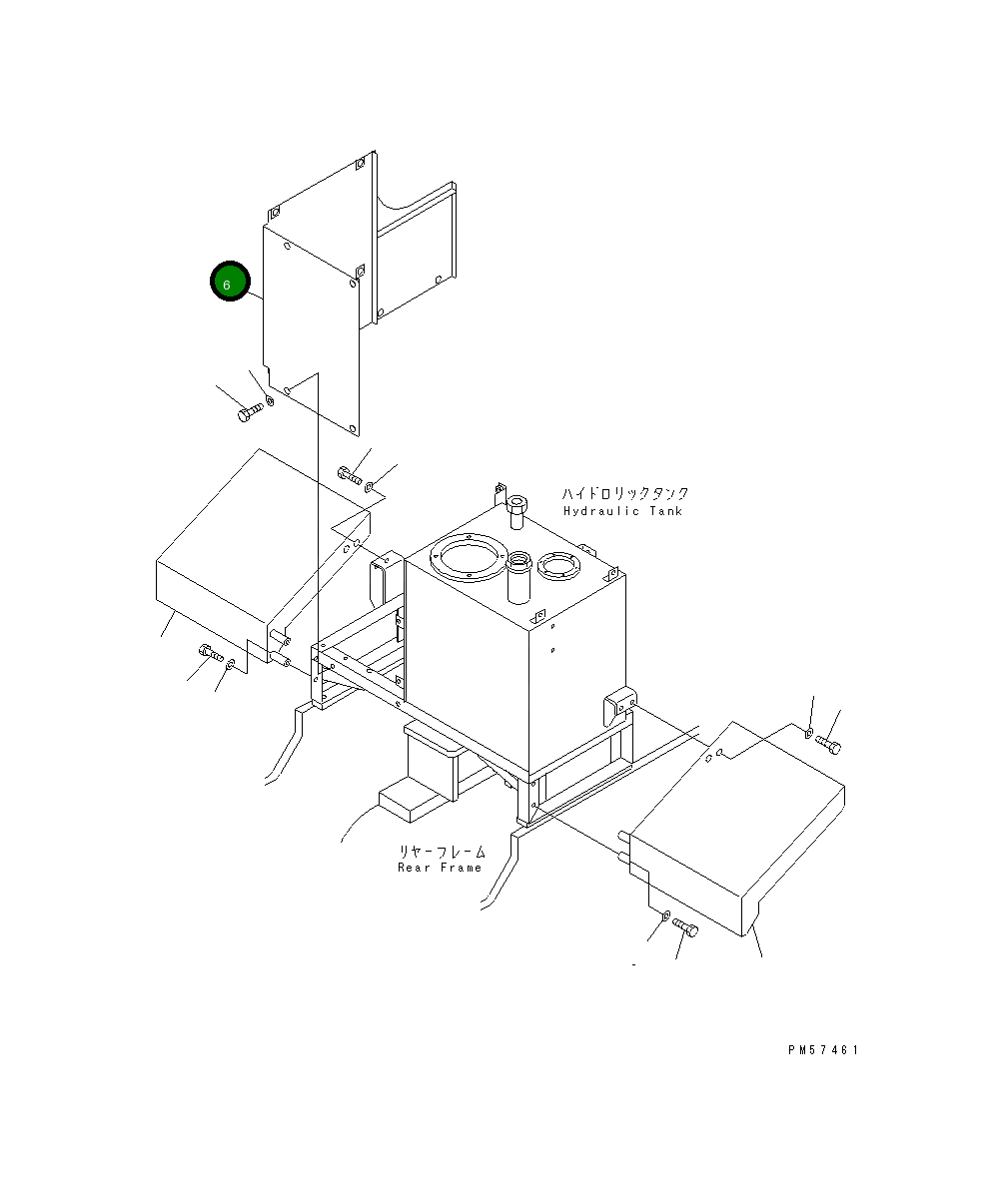 Крышка 273-54-69432 Komatsu