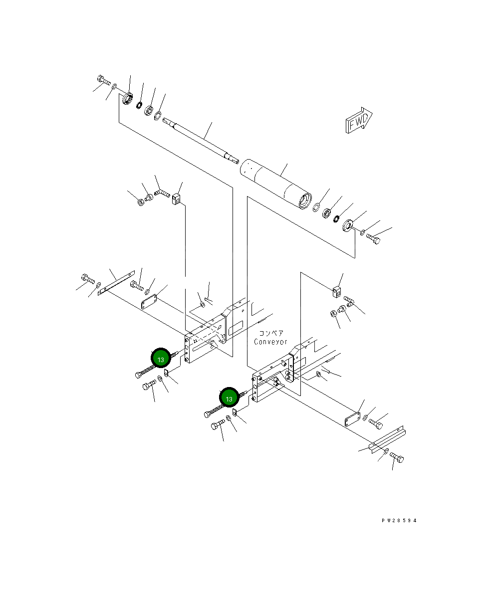 Болт 8298-75-1320 Komatsu