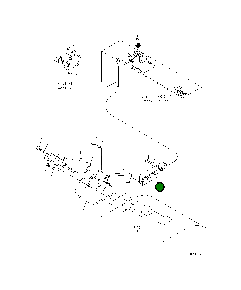 Крышка 262-06-74931 Komatsu