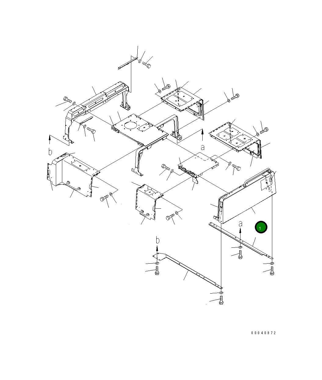 Крышка 209-54-41121 Komatsu