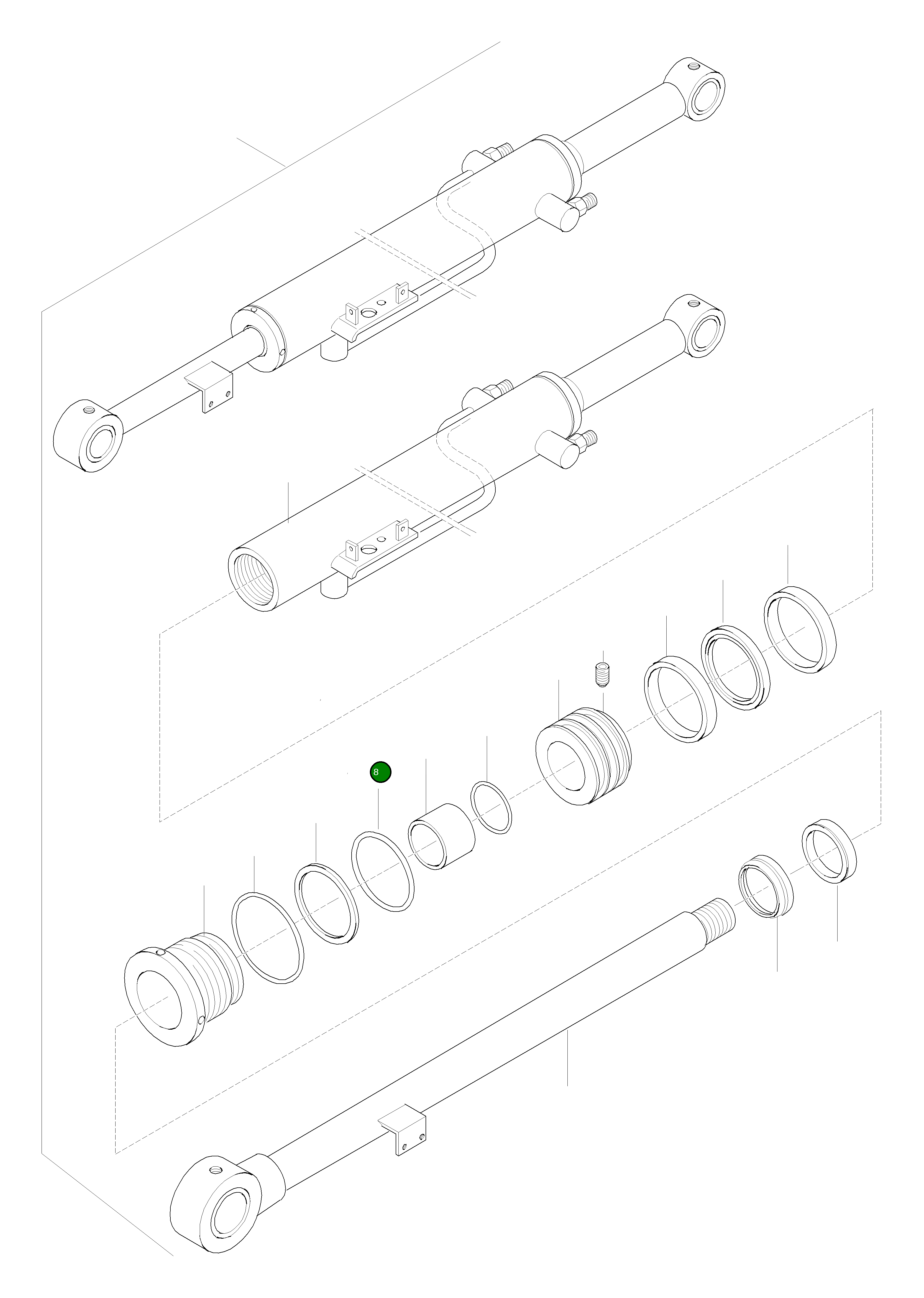 Кольцо уплотнительное (O-Ring) 418-63-K1230 Komatsu