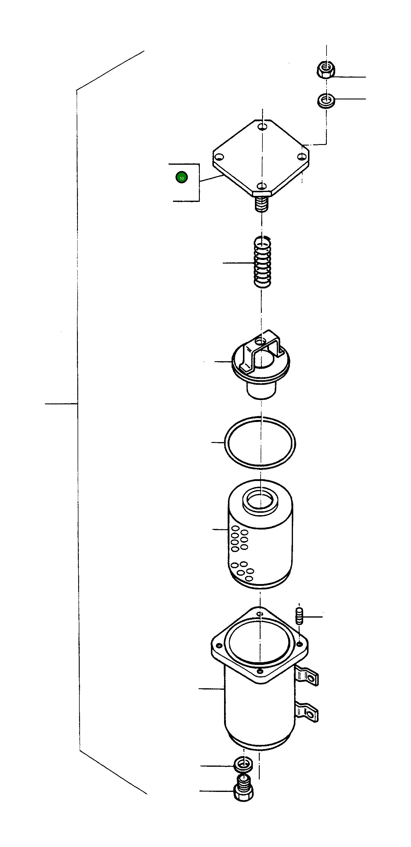 Крышка 3235087M1 Komatsu
