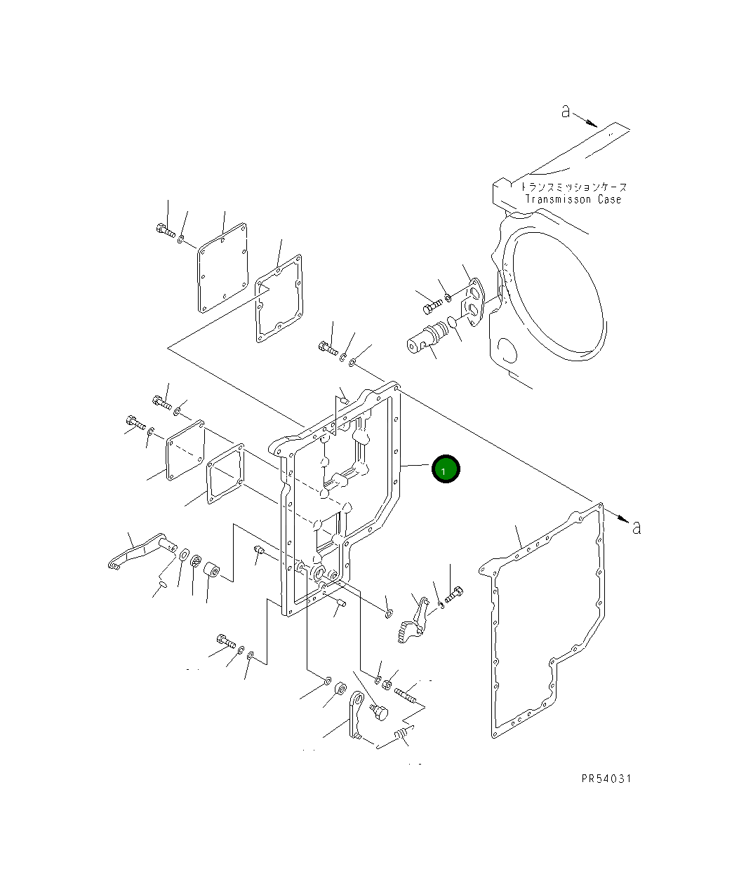 Крышка 23B-15-15810 Komatsu
