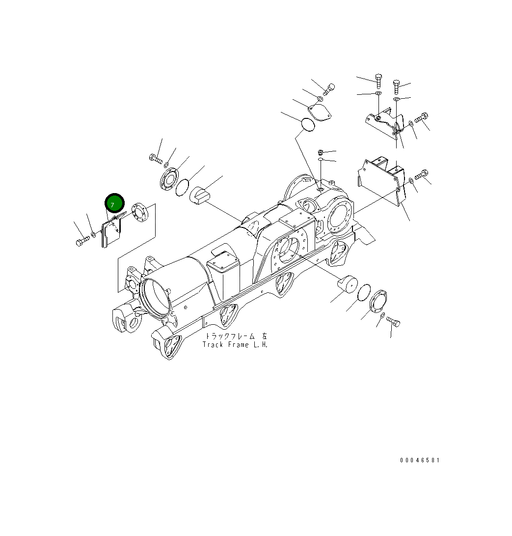 Крышка 195-30-68950 Komatsu