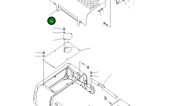 Крышка 208-54-75310 Komatsu