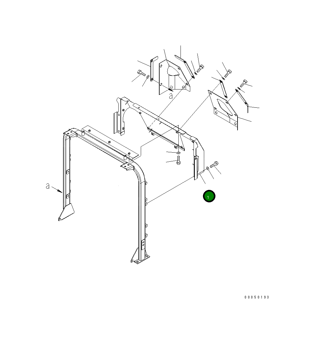 Крышка 421-54-45680 Komatsu