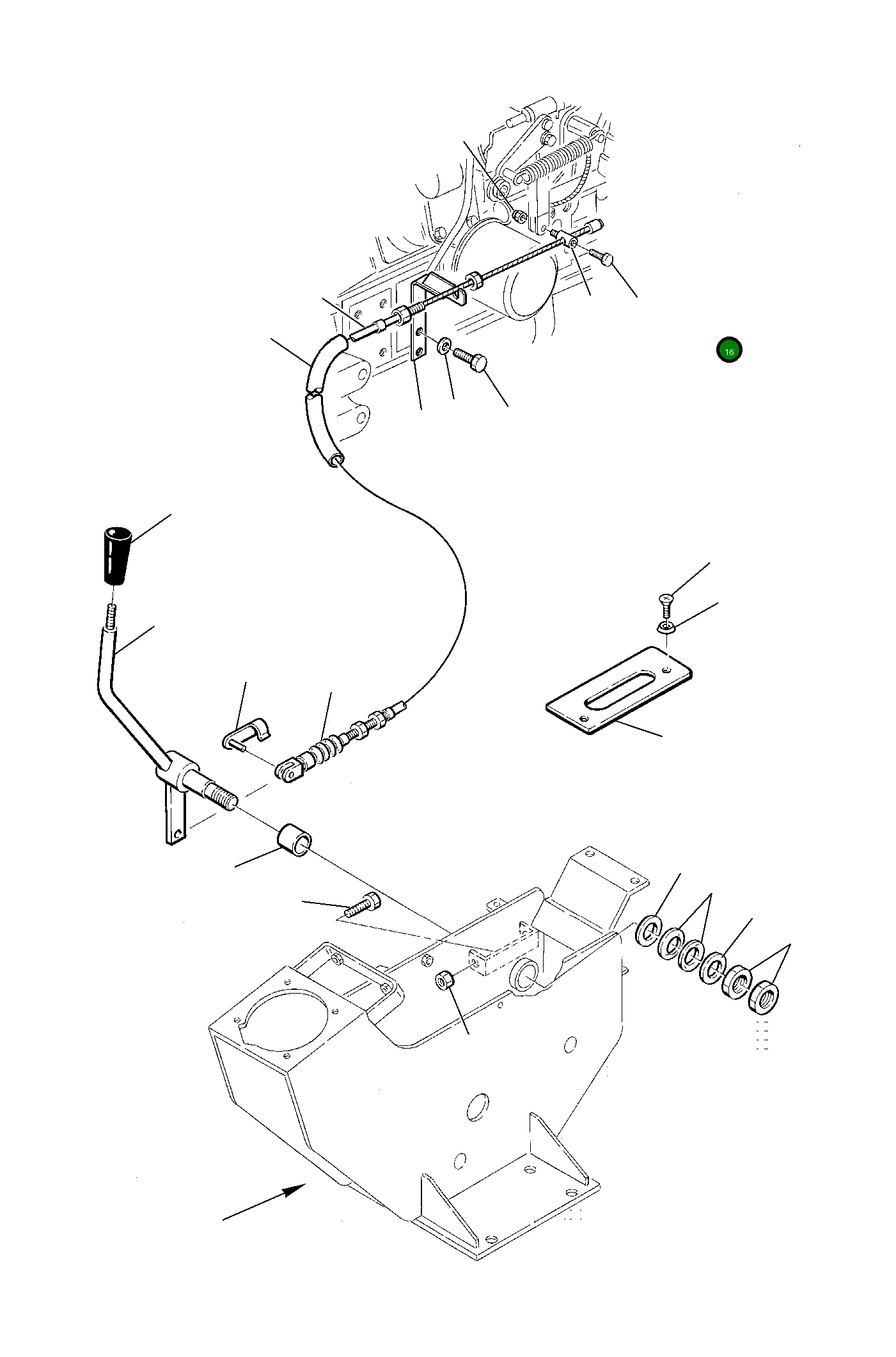 Болт 21D-09-11210 Komatsu