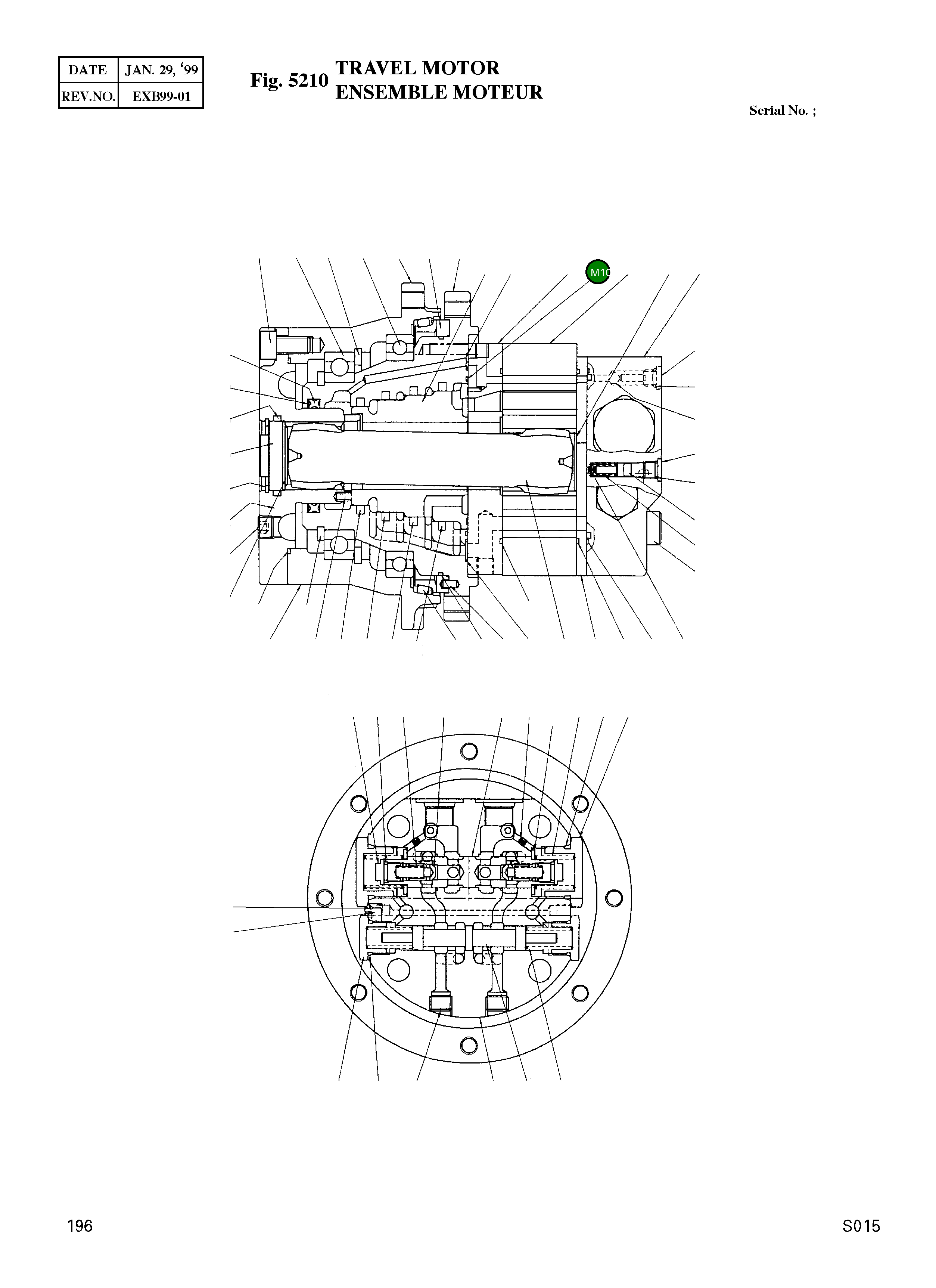 Кольцо уплотнительное (O-Ring) 9022S-8  Komatsu