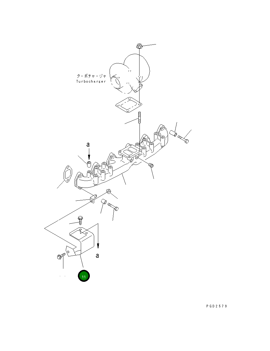Крышка 6222-83-6831  Komatsu