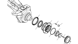 Кольцо уплотнительное (O-Ring) CA0028550 Komatsu