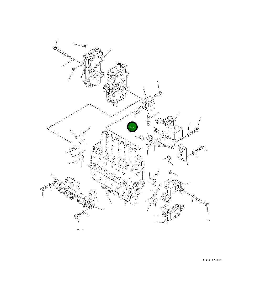 Кольцо уплотнительное (O-Ring) 723-46-15510 Komatsu