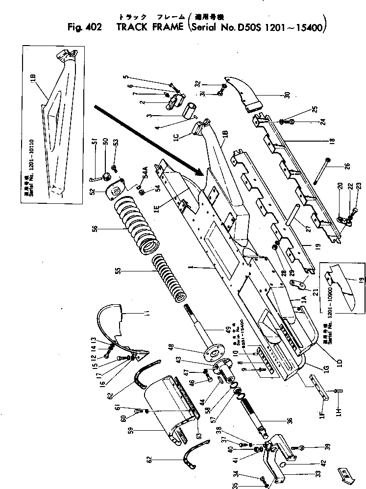 Болт D50S-P122 Komatsu