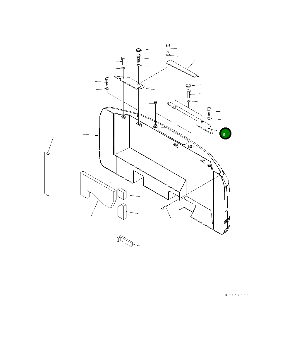 Крышка 203-54-73161 Komatsu