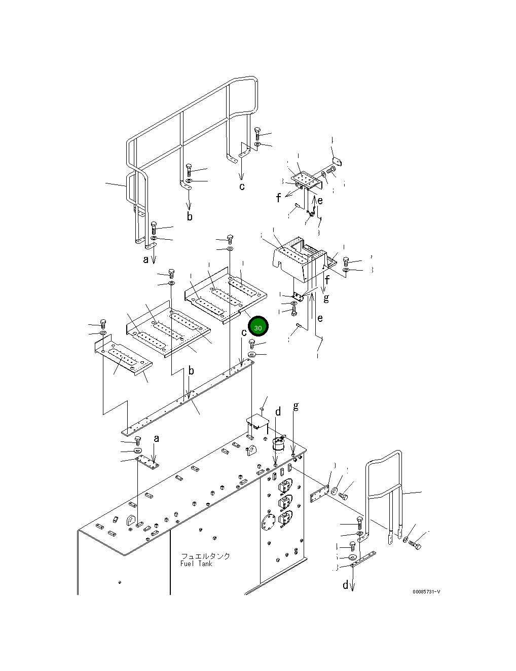 Крышка 21T-53-32653 Komatsu