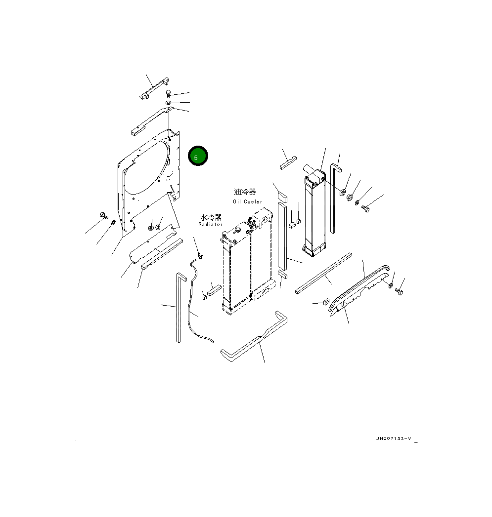 Крышка 20Y-03-42190 Komatsu