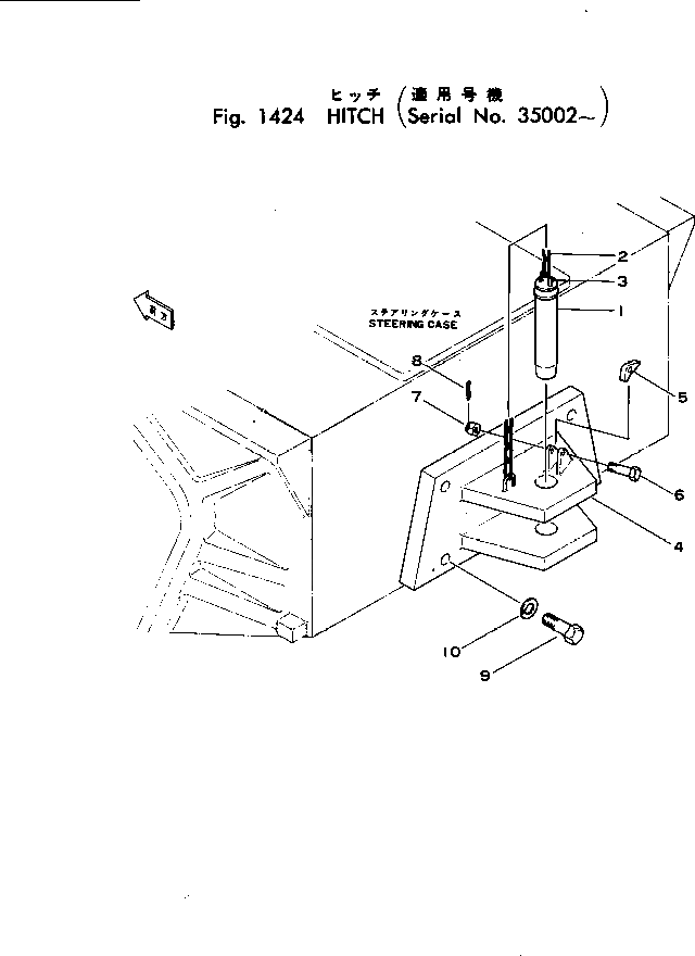 Болт 01040-32490 Komatsu