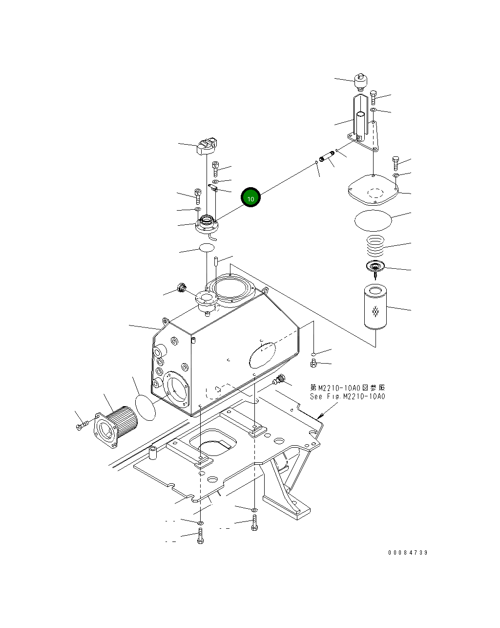 Крышка 14X-60-31540 Komatsu