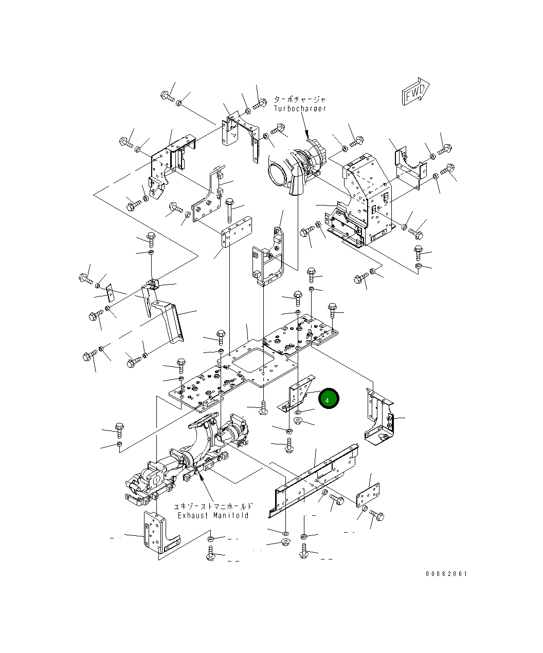 Крышка 6251-11-8410 Komatsu