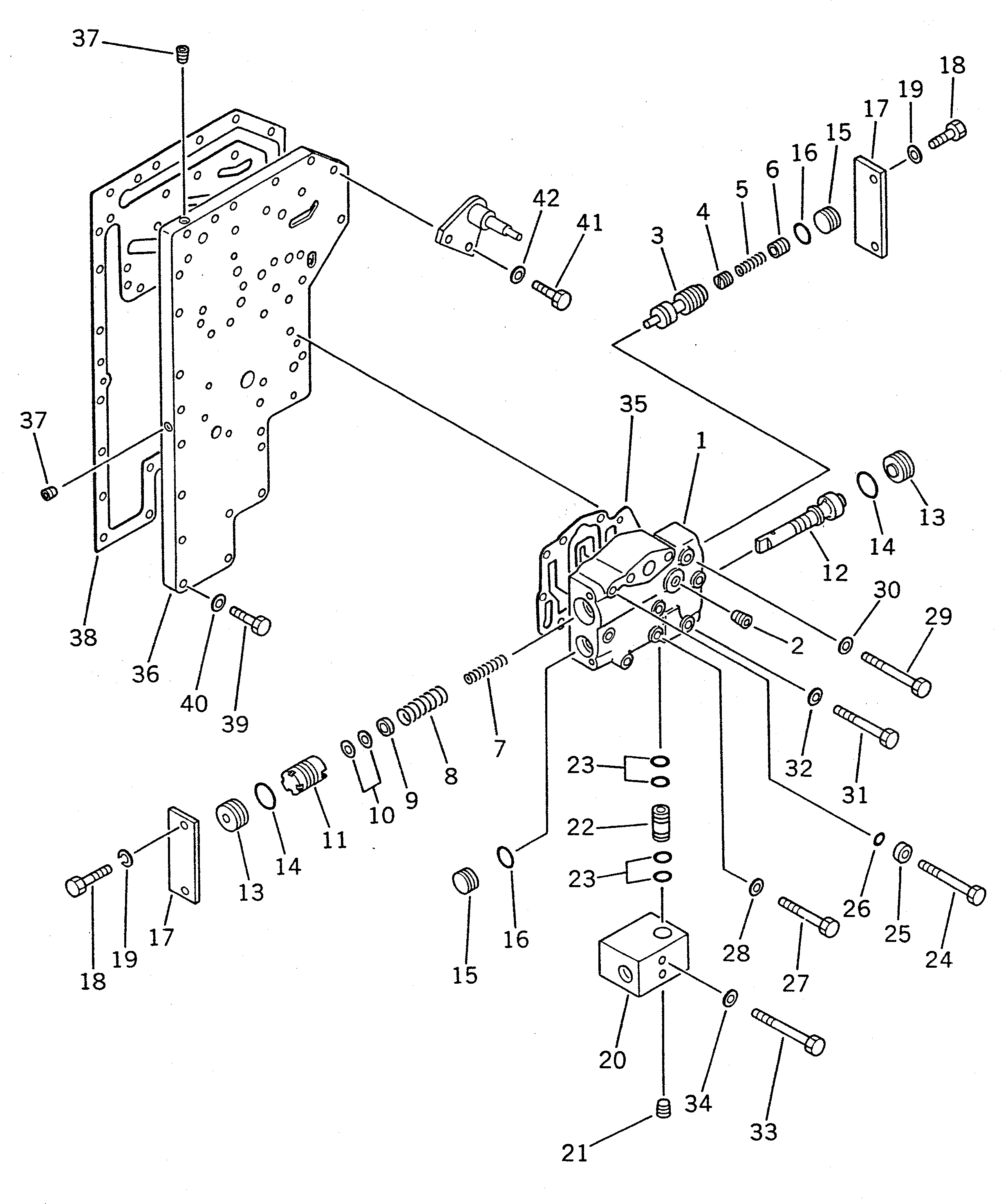 Болт 01090-50865  Komatsu
