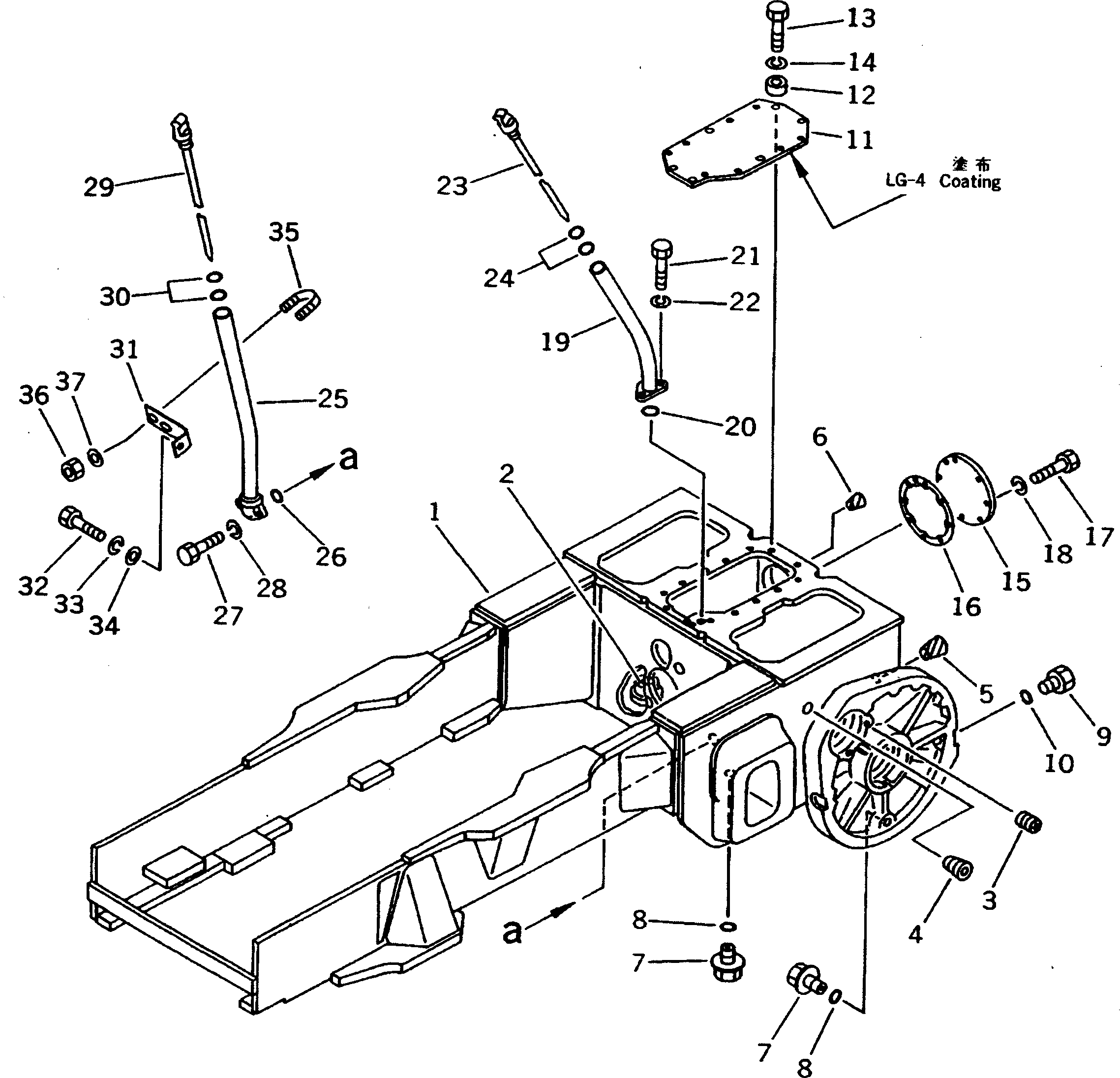 Крышка 113-21-41230  Komatsu