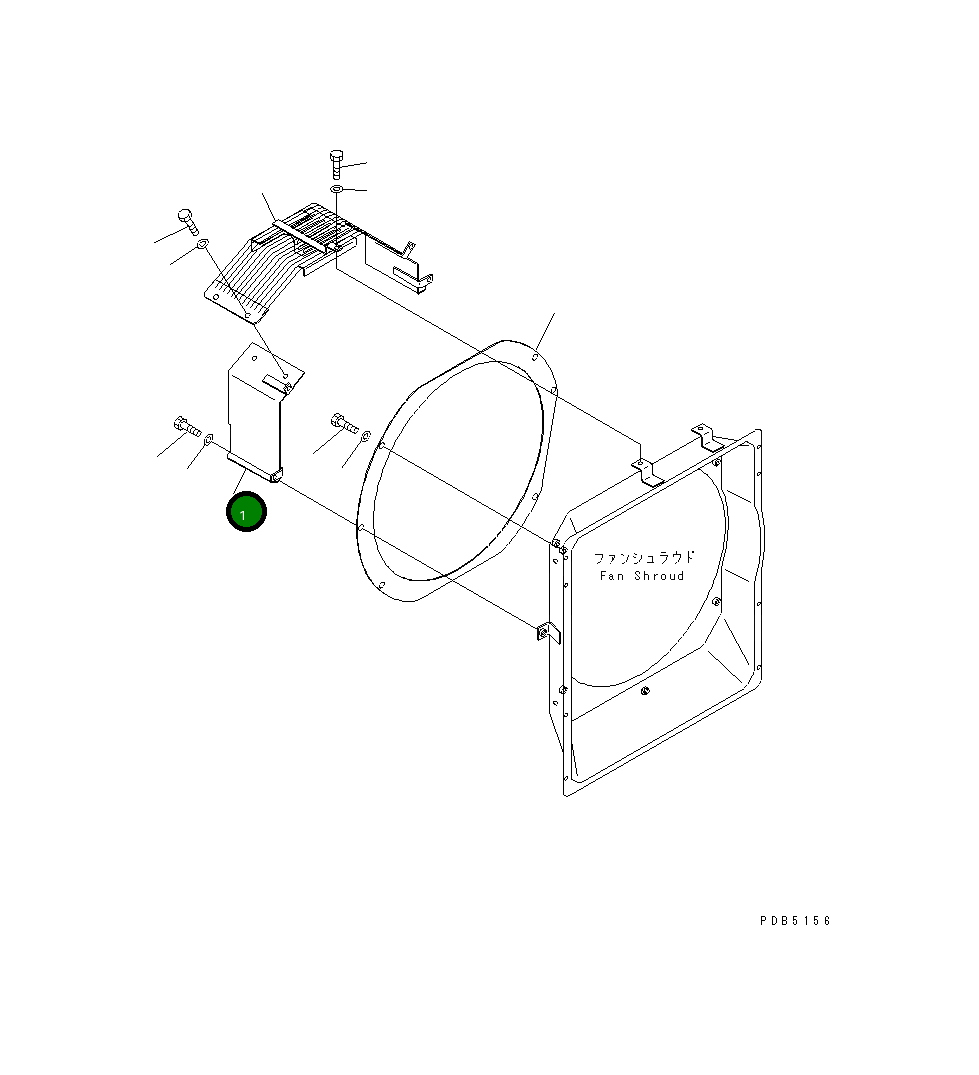 Крышка 20Y-03-21661 Komatsu
