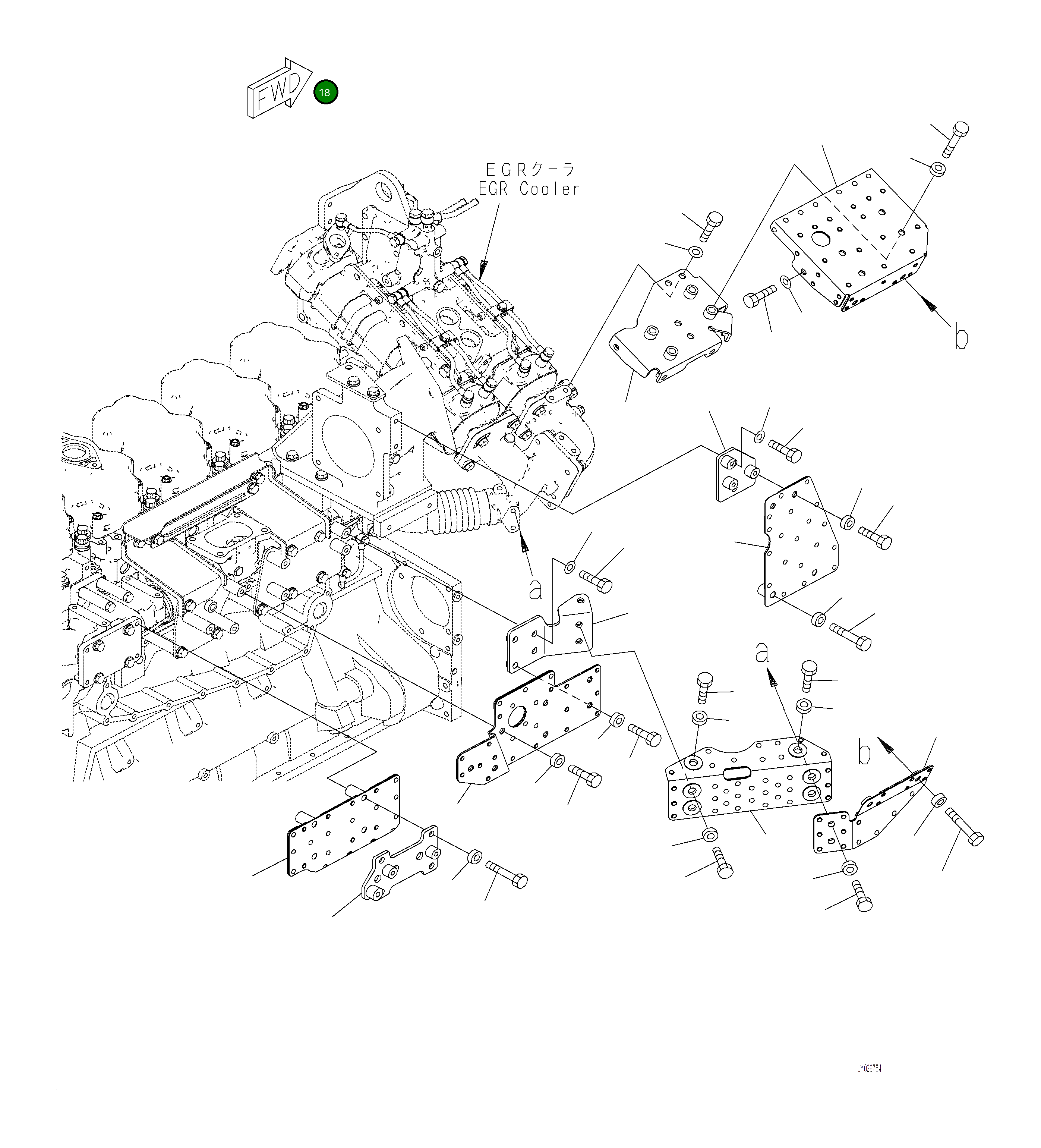 Крышка 6262-11-8820 Komatsu
