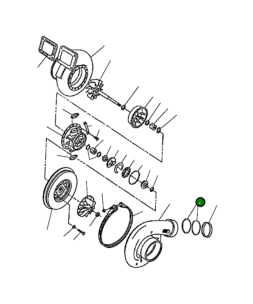 Кольцо уплотнительное (O-Ring) 1252 177 H1  Komatsu