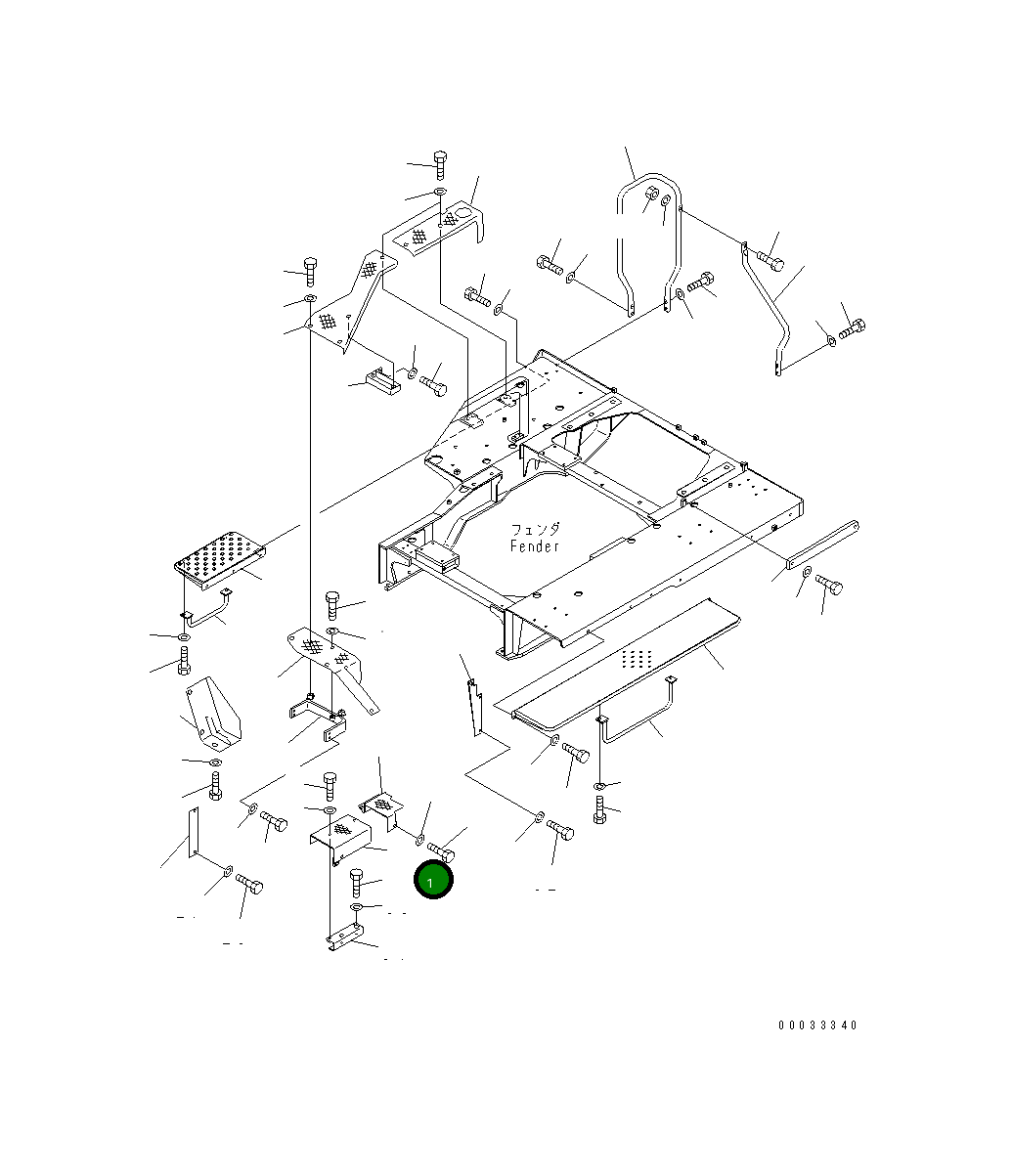 Крышка 176-54-55970 Komatsu