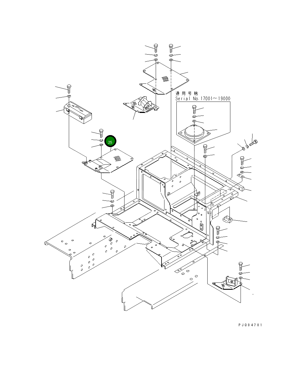 Крышка 175-54-33973 Komatsu