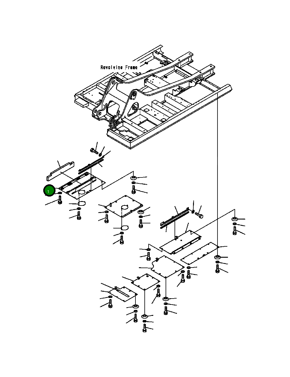 Крышка 208-54-68962 Komatsu