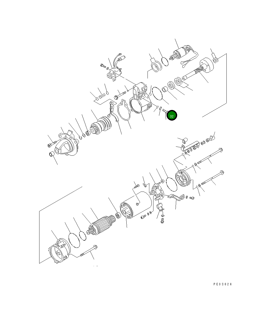 Кольцо уплотнительное (O-Ring) SD6414-042-10 Komatsu