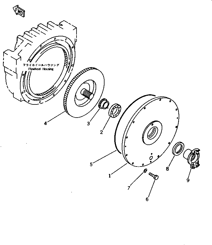 Кольцо уплотнительное (O-Ring) 232-11-51140  Komatsu
