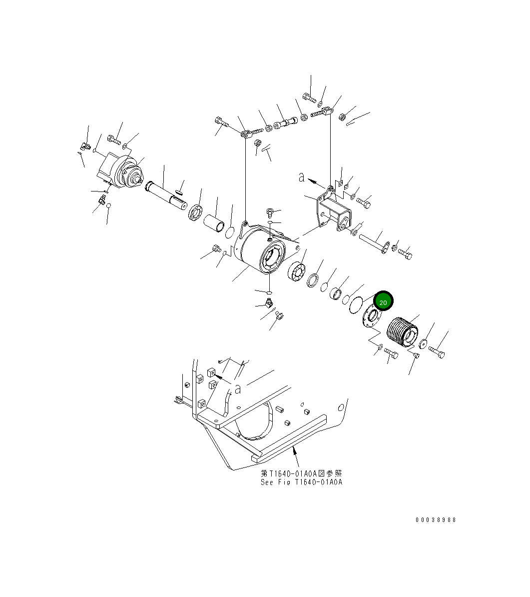 Кольцо уплотнительное (O-Ring) 07000-E5140 Komatsu