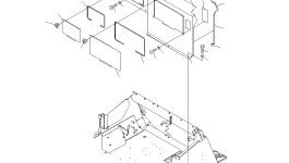 Крышка 566-86-86310 Komatsu