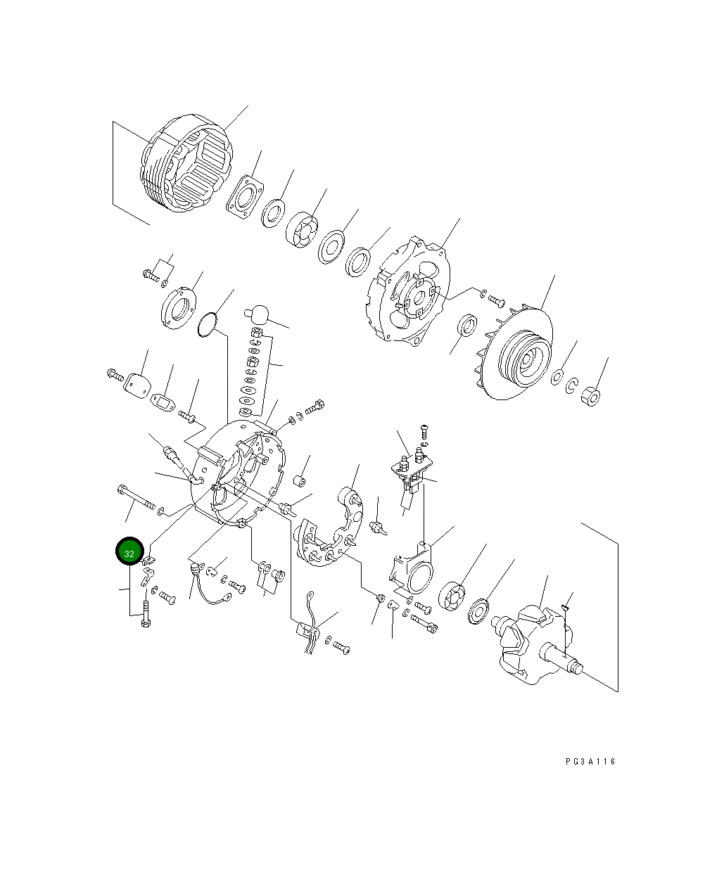 Болт SD5010-03120X0 Komatsu