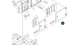 Крышка 209-54-K1860 Komatsu