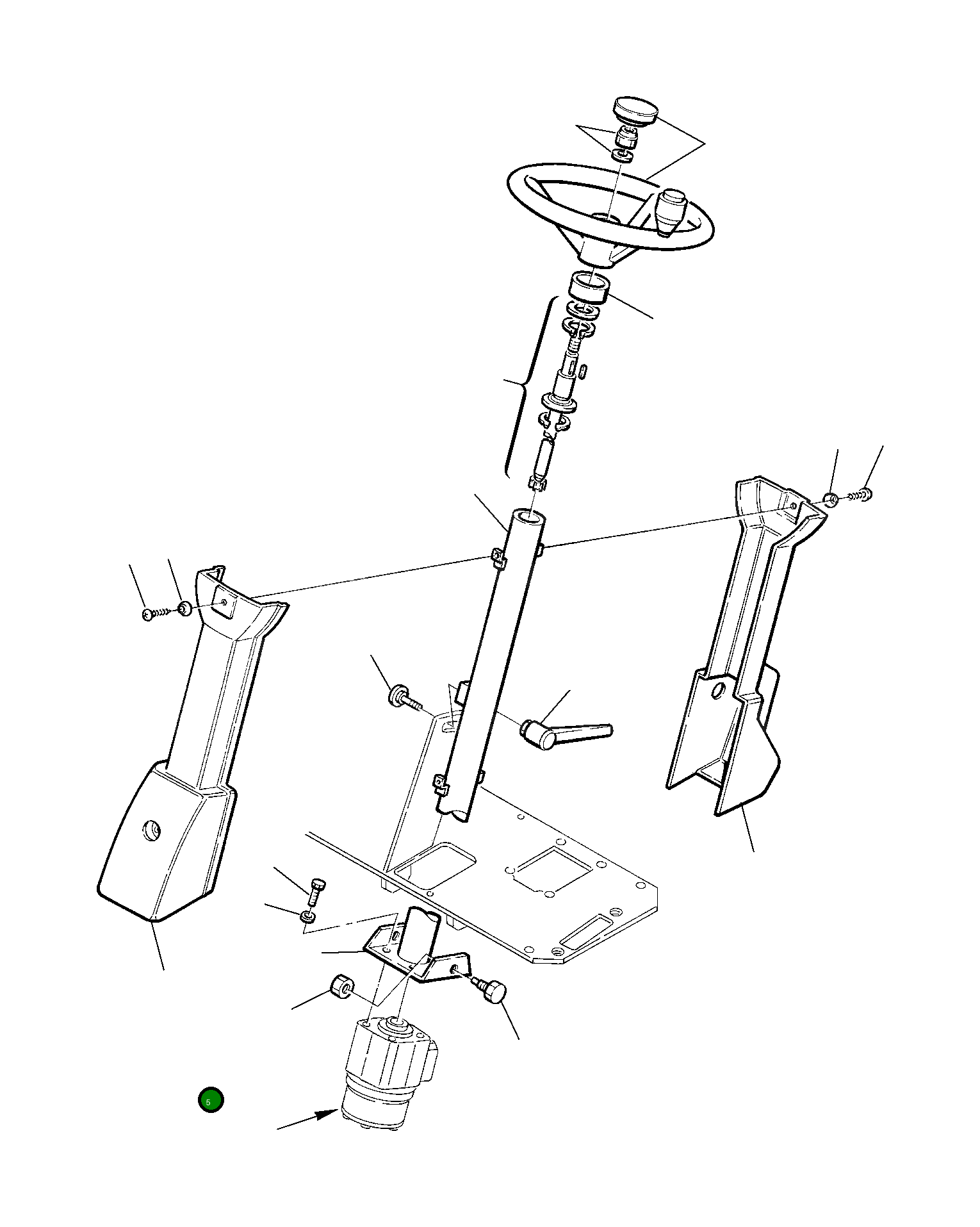 Крышка 22E-40-11120 Komatsu