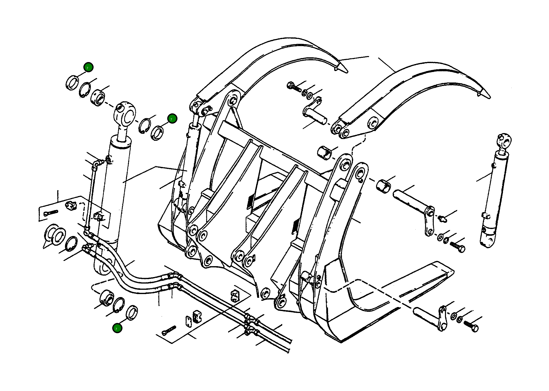 Кольцо 3235257M1 Komatsu