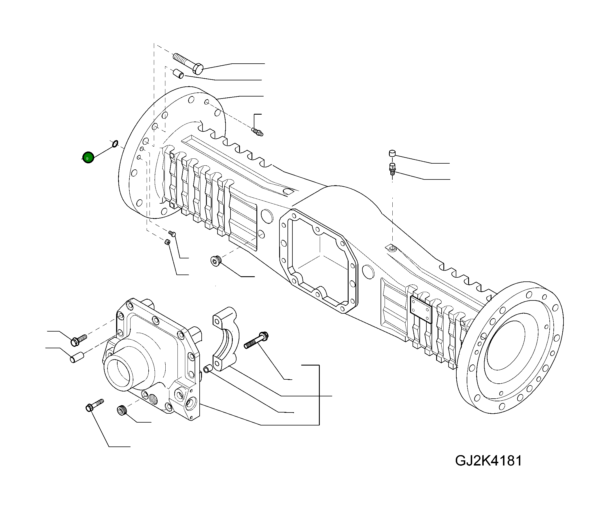 Кольцо уплотнительное (O-Ring) 42U-22-H0P81  Komatsu