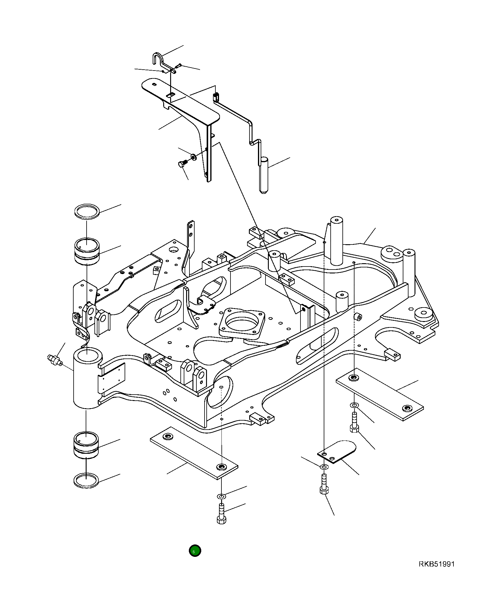 Крышка 20W-46-91130 Komatsu