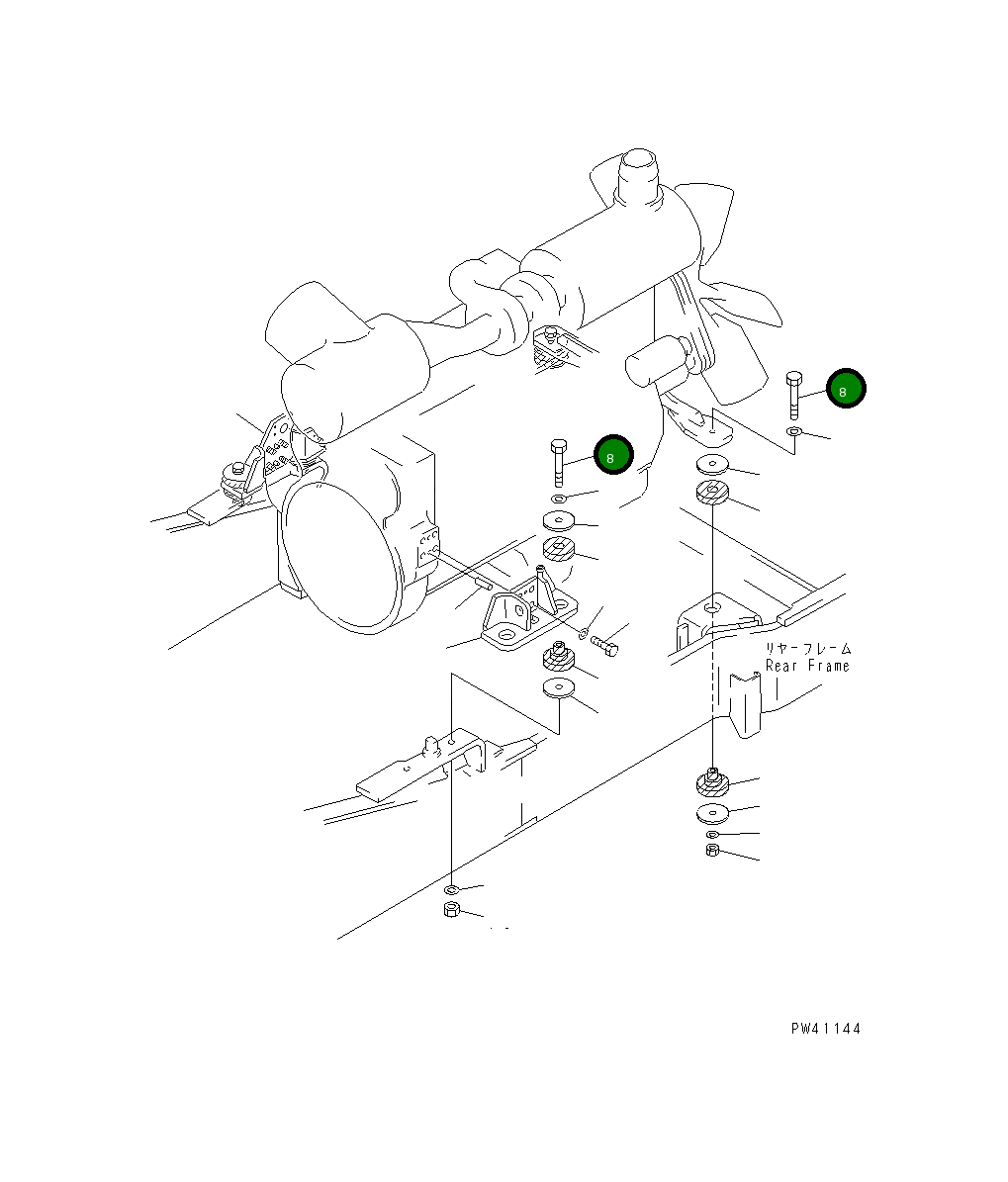 Болт 01011-32460 Komatsu